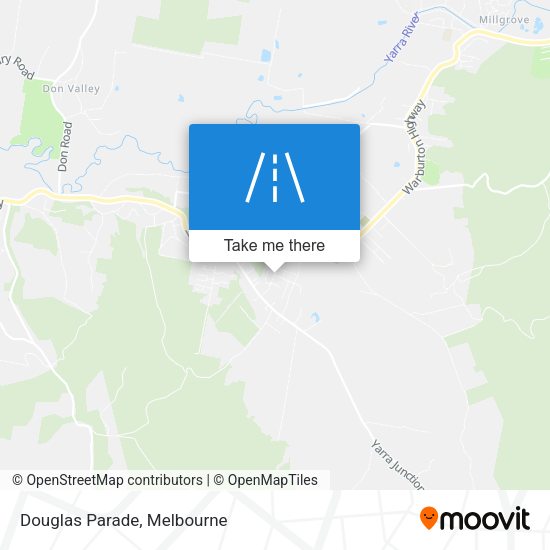 Douglas Parade map