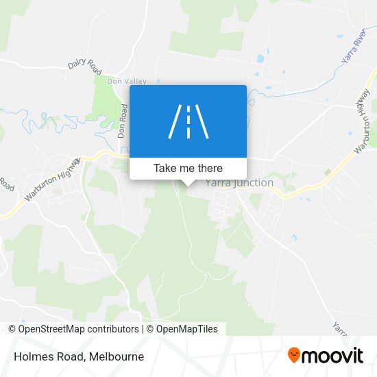 Holmes Road map