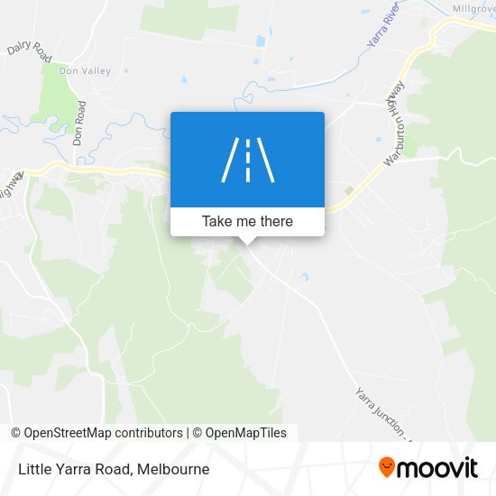 Little Yarra Road map
