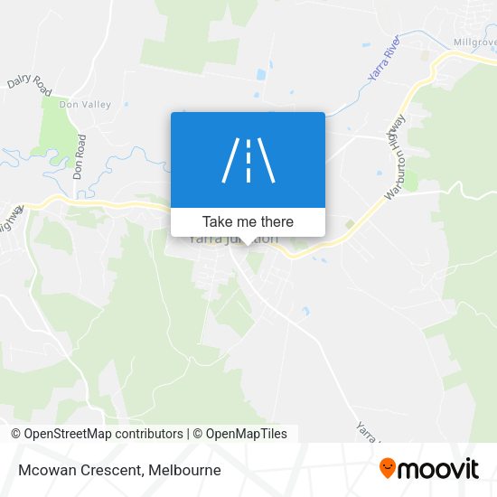 Mcowan Crescent map