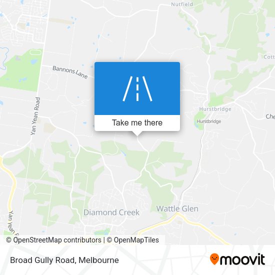 Broad Gully Road map