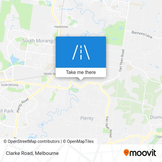 Clarke Road map