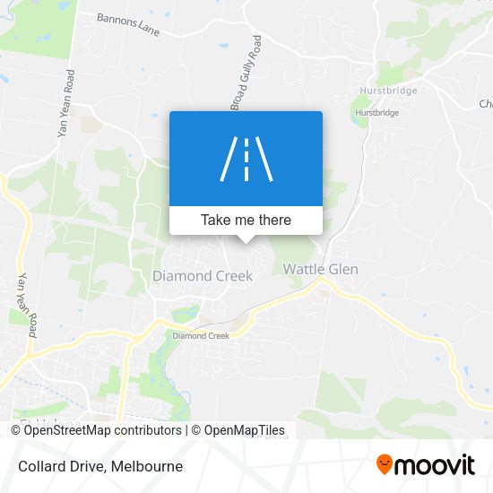 Collard Drive map
