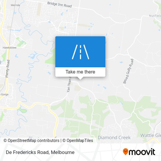 De Fredericks Road map