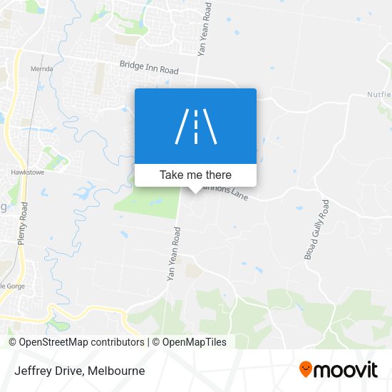 Jeffrey Drive map