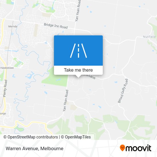 Warren Avenue map