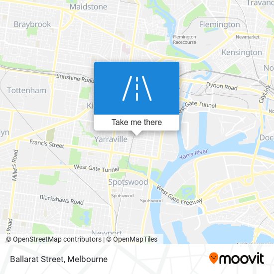 Ballarat Street map