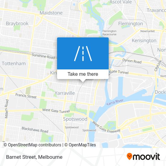 Barnet Street map