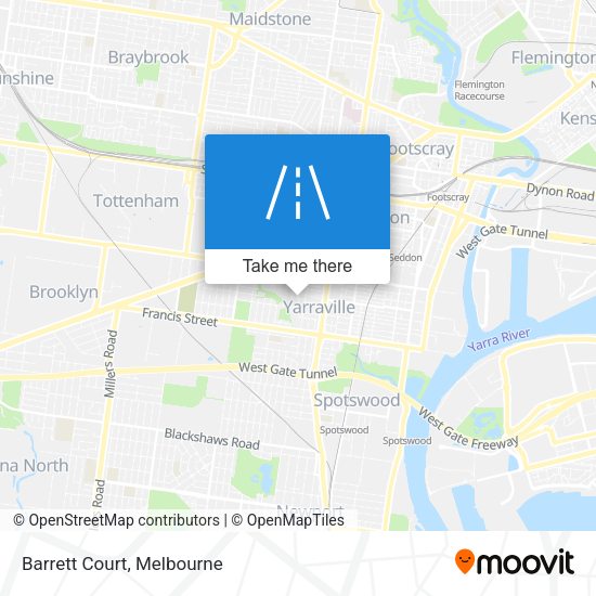 Barrett Court map