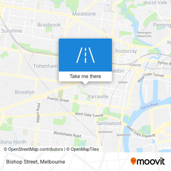 Bishop Street map