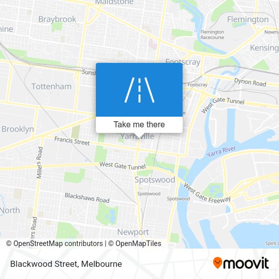 Blackwood Street map