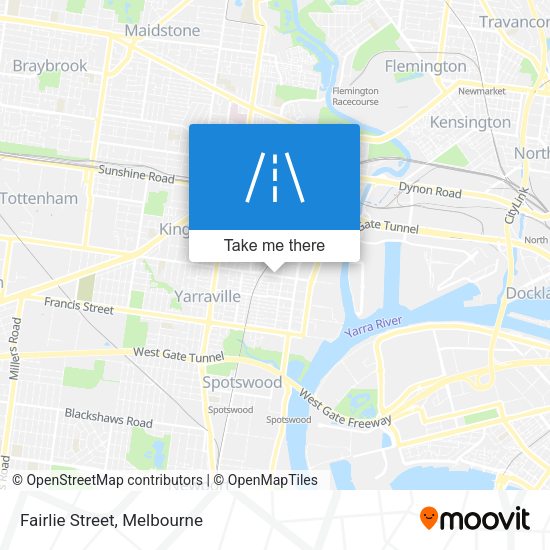Fairlie Street map