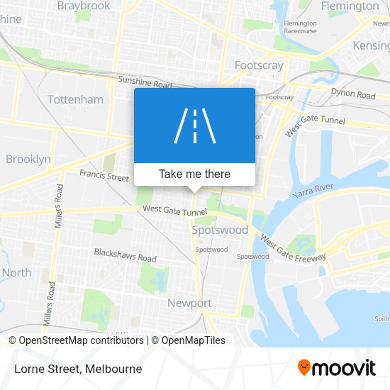 Lorne Street map