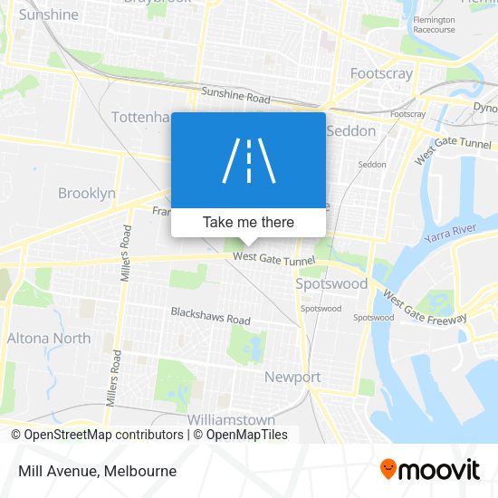 Mill Avenue map