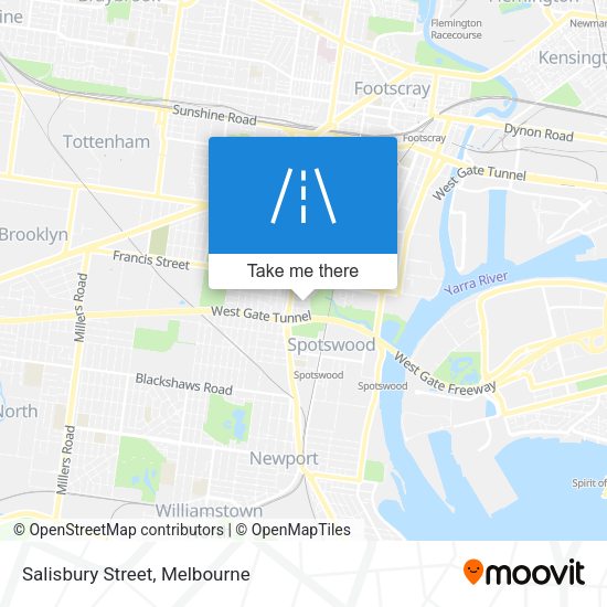 Salisbury Street map