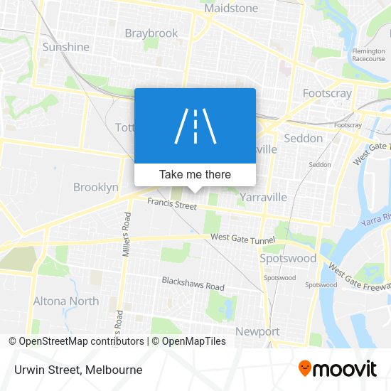 Urwin Street map