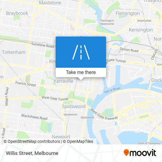 Mapa Willis Street