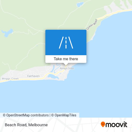 Beach Road map