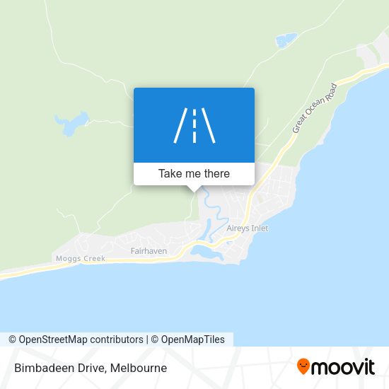 Bimbadeen Drive map
