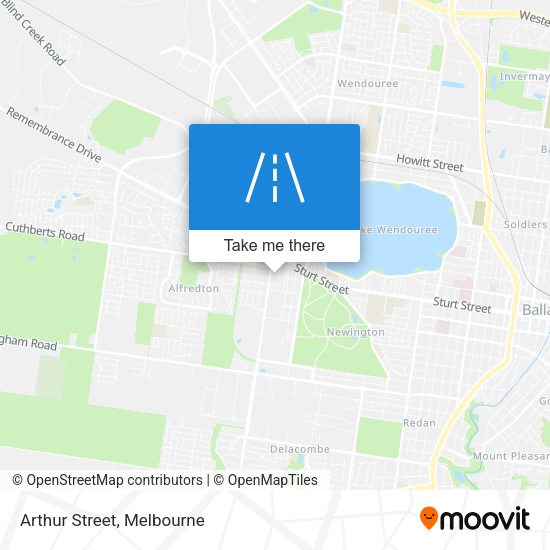 Arthur Street map