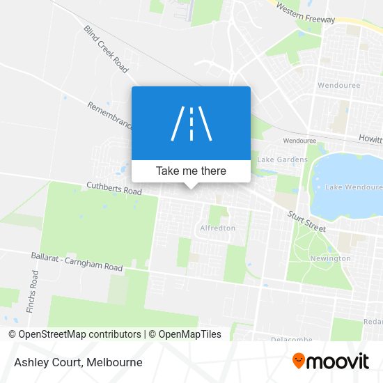 Ashley Court map