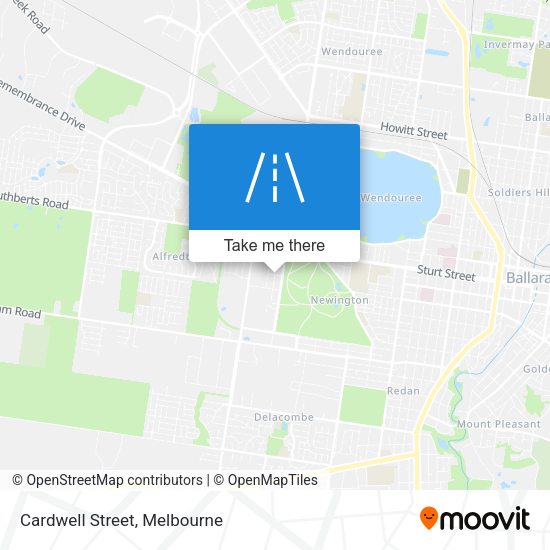 Cardwell Street map