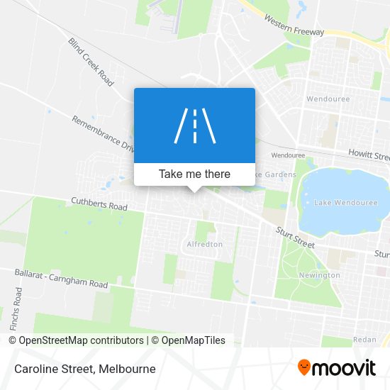 Caroline Street map