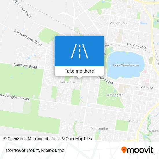 Cordover Court map