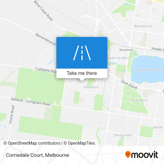 Corriedale Court map