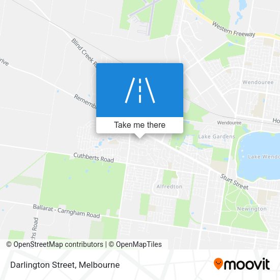 Darlington Street map