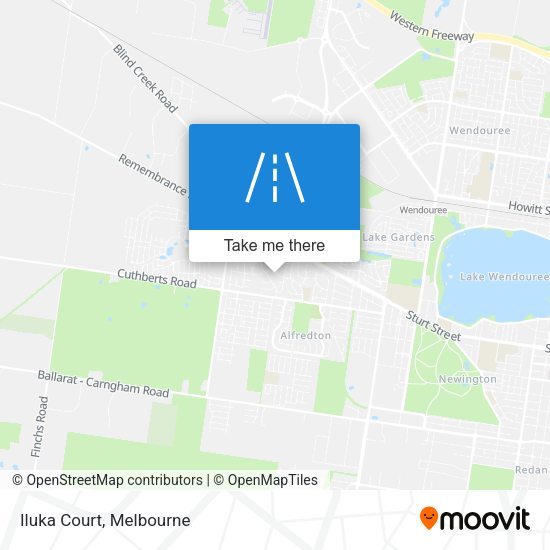 Iluka Court map