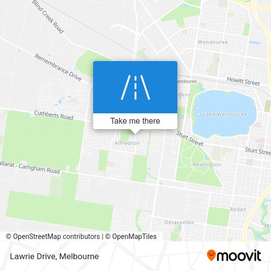 Lawrie Drive map