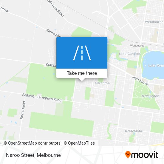 Naroo Street map