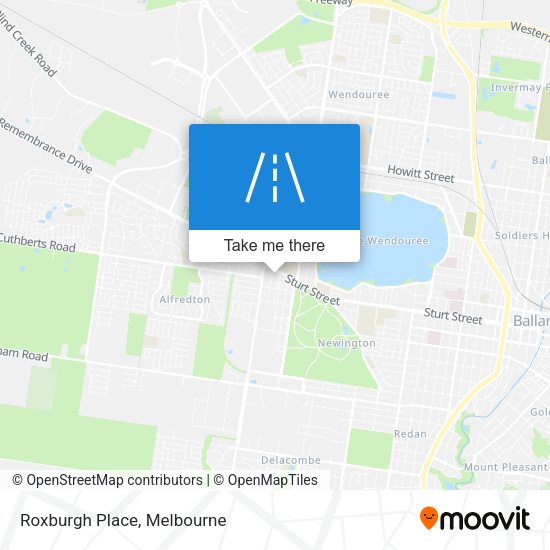 Roxburgh Place map