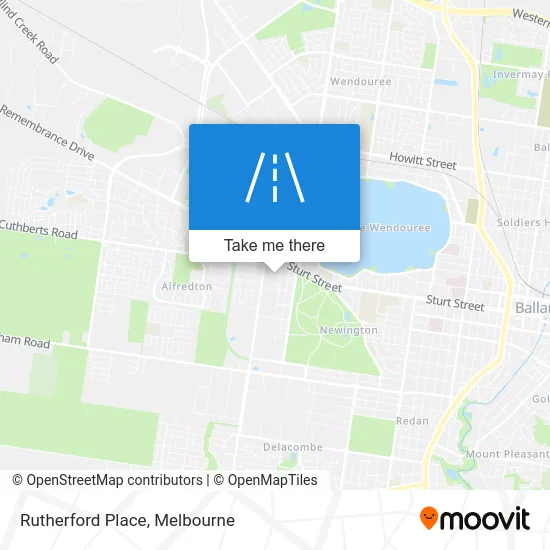 Mapa Rutherford Place