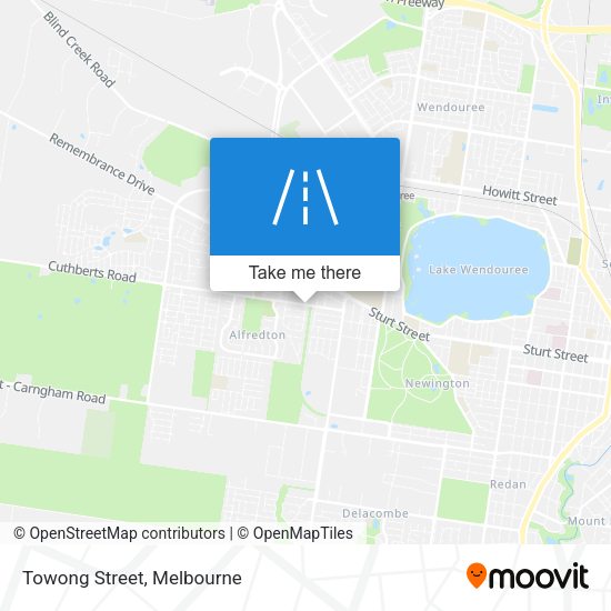 Towong Street map