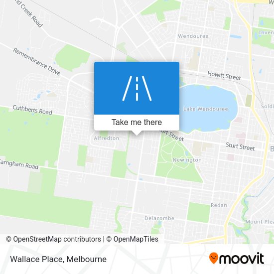 Wallace Place map