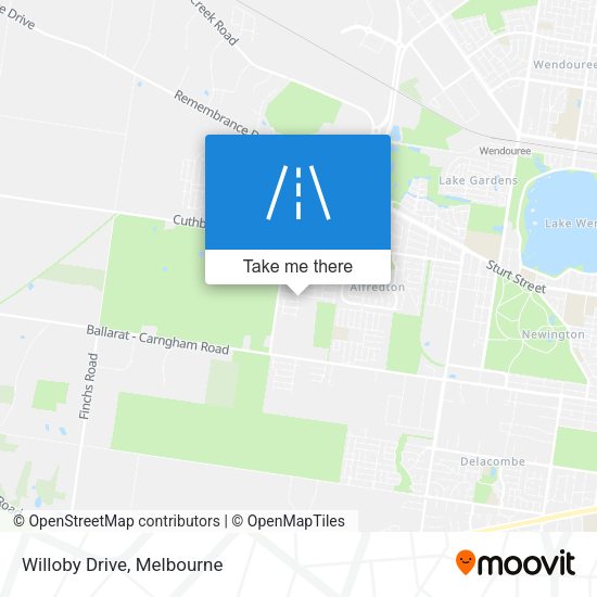 Willoby Drive map