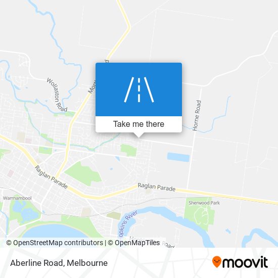 Aberline Road map