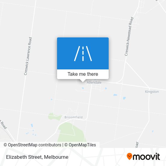 Elizabeth Street map