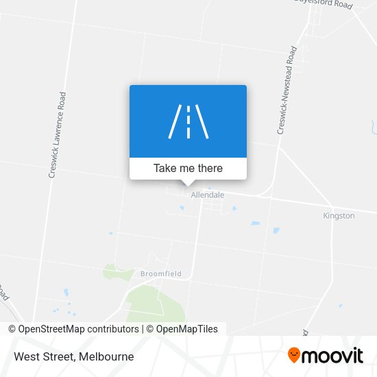 West Street map