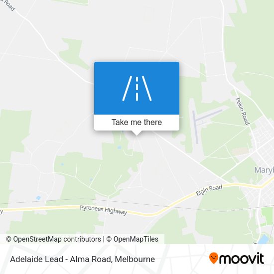 Adelaide Lead - Alma Road map