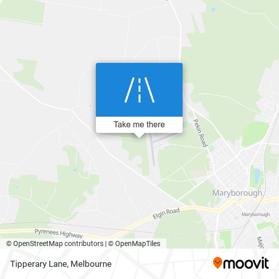 Tipperary Lane map
