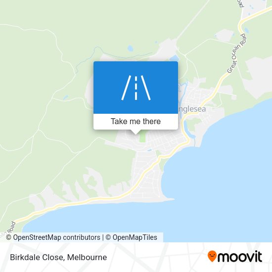 Birkdale Close map