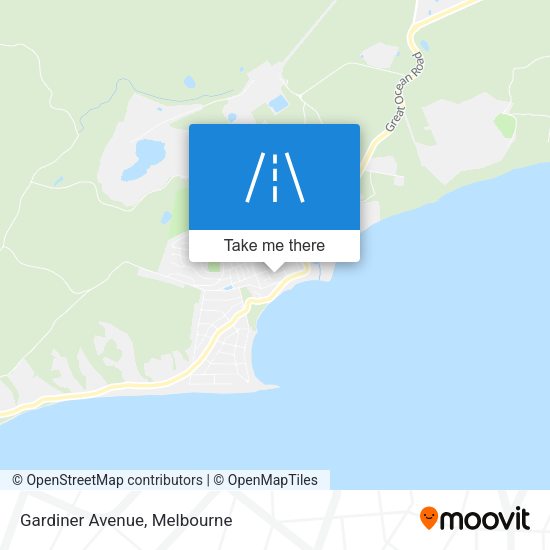 Gardiner Avenue map