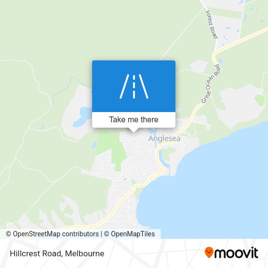 Hillcrest Road map
