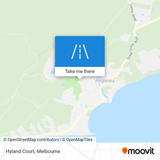 Hyland Court map