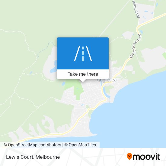 Lewis Court map
