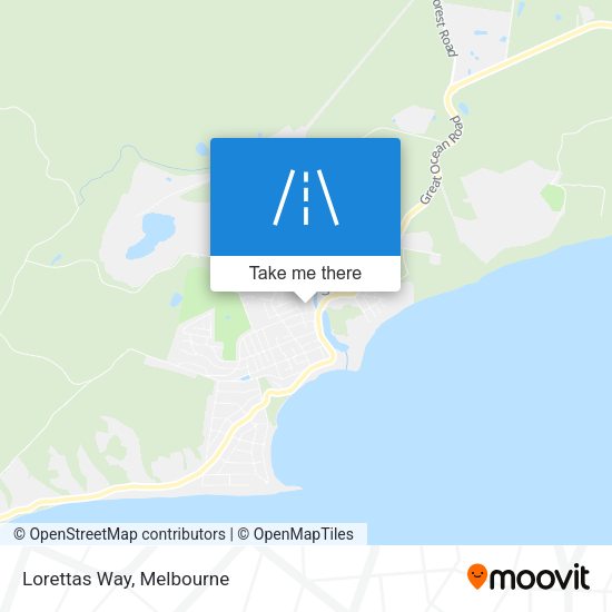 Lorettas Way map