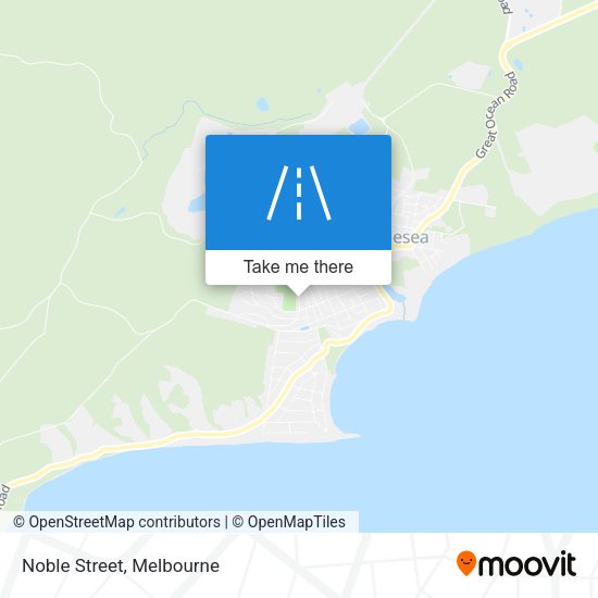 Noble Street map